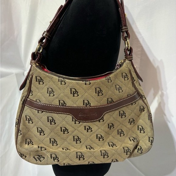 Dooney & Bourke DB Signature One Strap Shoulder Bag - Picture 1 of 9